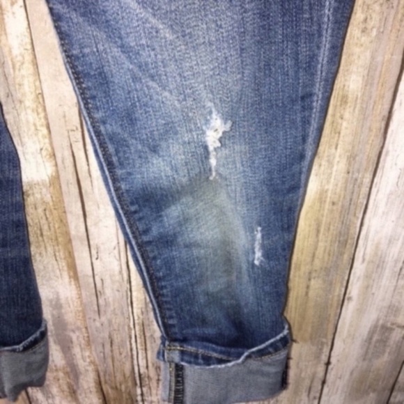 Hudson Kids Lightly Distressed Cuffed Jeans - Picture 2 of 7